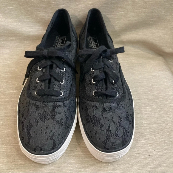KEDS  Sz 10 Triple Cvo Festival Dream Foam Insoles Lace Up Lace Sneakers NWOT - Picture 4 of 12